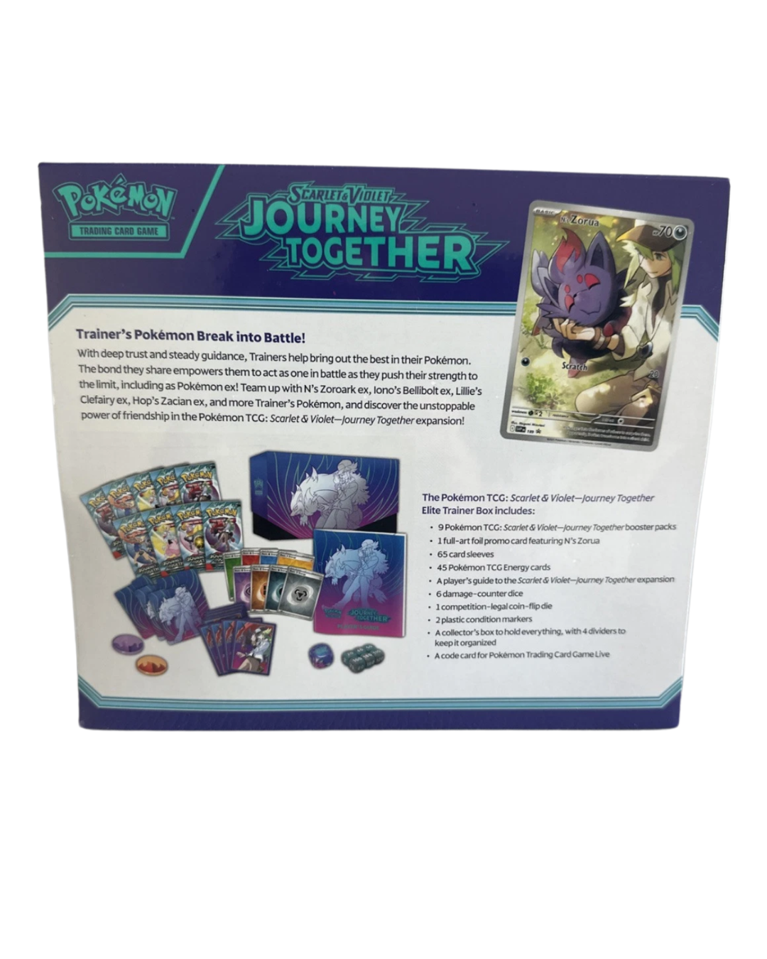 POKEMON TCG Scarlet&Violet Journey Together Elite Traine Box NEW SEALED