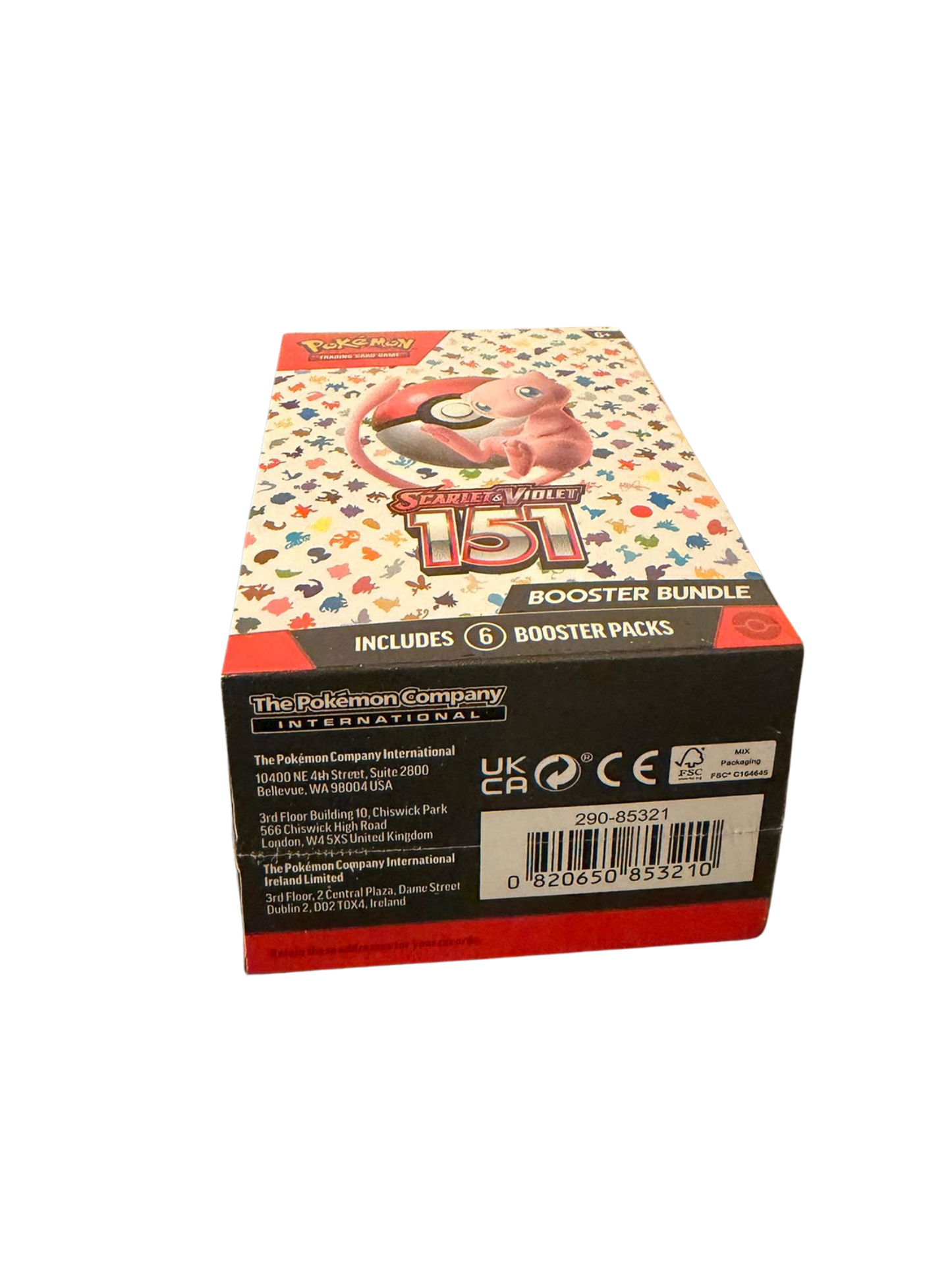 POKEMON TCG 151 BOOSTER BUNDLE BOX ENGLISH