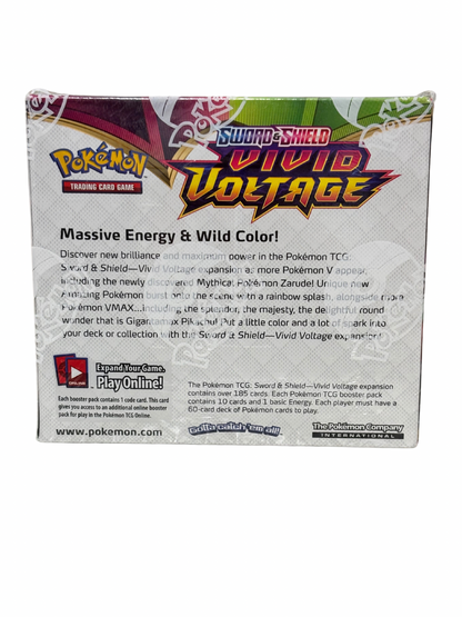 POKEMON TCG BOOSTER BOX - SWORD&SHIELD VIVID VOLTAGE - ENG SEALED