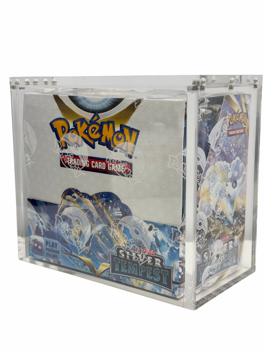 POKEMON TCG - SWSH - SILVER TEMPEST BOOSTER BOX - ENG - SEALED + TECA PLEXIGLAS