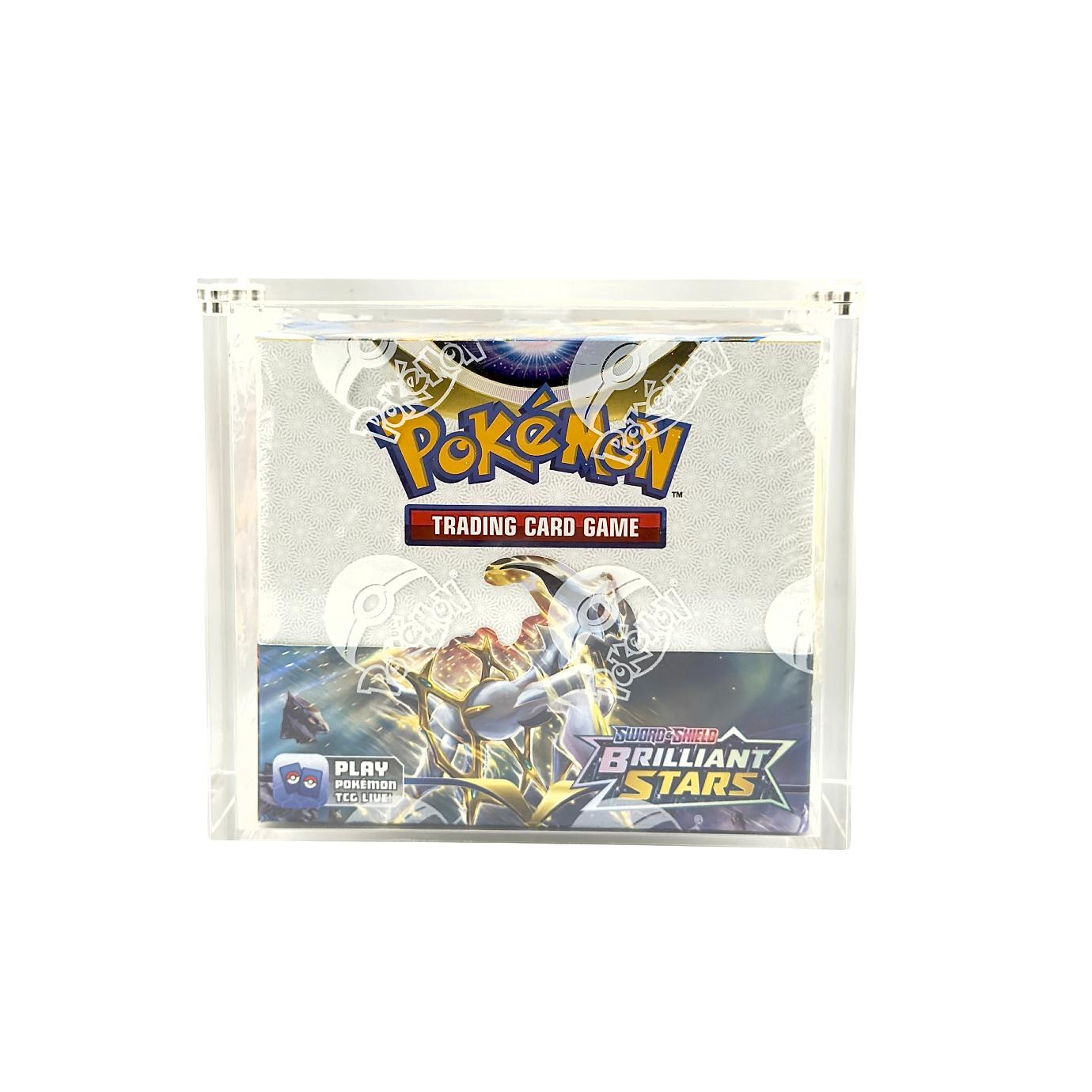 Pokemon TCG Sword & Shield Brillant Stars Booster Box Sealed Acrylic Case English
