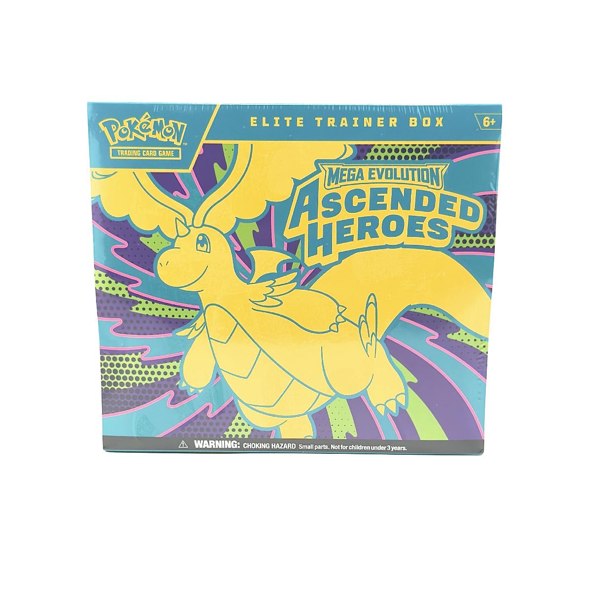Pokemon TCG Mega Evolution Ascended Heroes Elite Trainer Box Sealed English