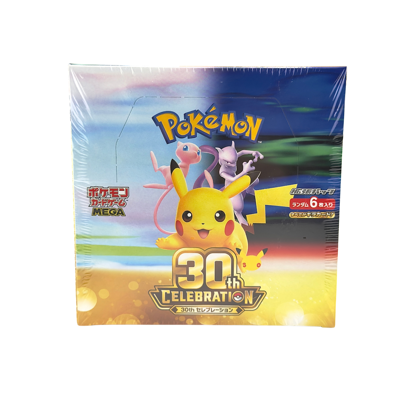 Pokemon Mega 30th Celebration M6A Booster Box Sealed Japanese