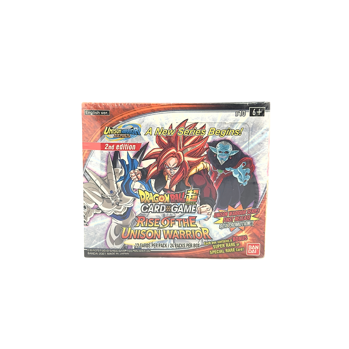 Dragon Ball Rise of The Unison Warrior B10 Booster Box Sealed English