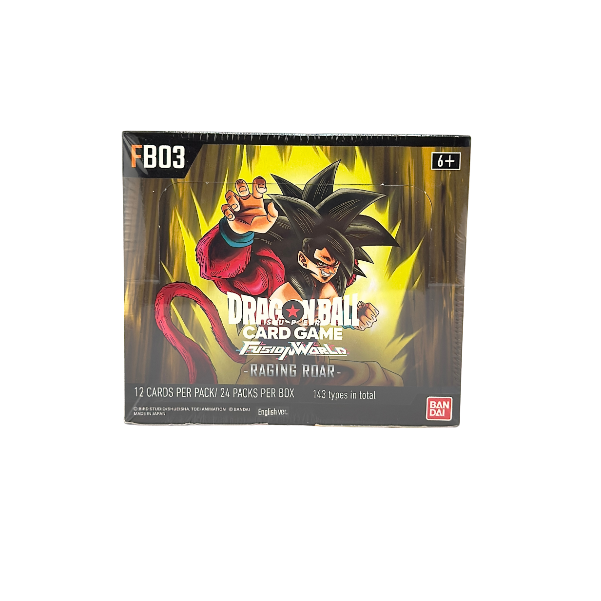Dragon Ball Super Fusion World Raging Roar FB03 Booster Box Sealed English